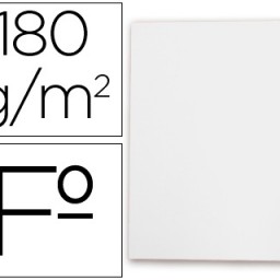 Subcarpeta cartulina Gio Folio blanco 180 g/m²